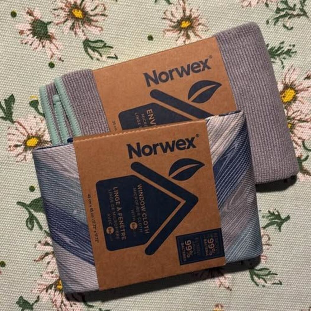 Norwex basic package envirocloth and window cloth retail $46